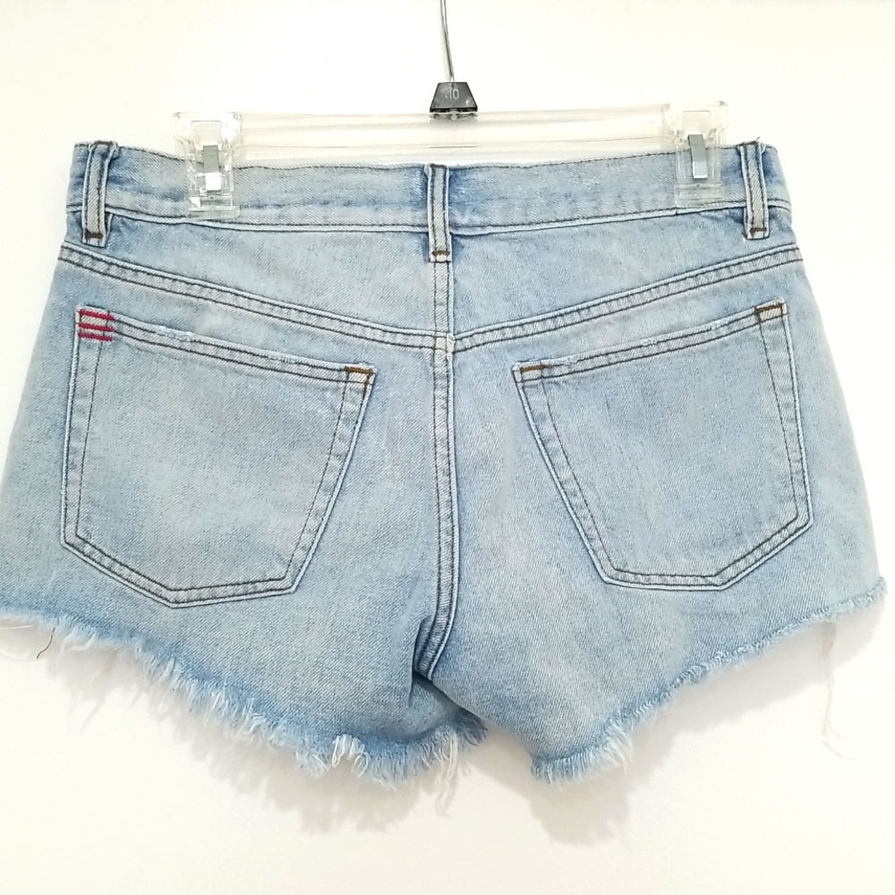 BDG Essential Mid Rise Distressed Jean Shorts - Picture 5 of 8